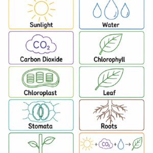 How Plants Make Food Flash Cards