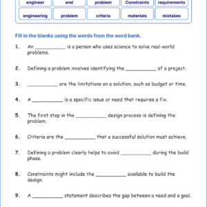Defining Problems in Science and Engineering TEKS 4.1 A Grade 4 science fill in the blanks worksheets.pdf