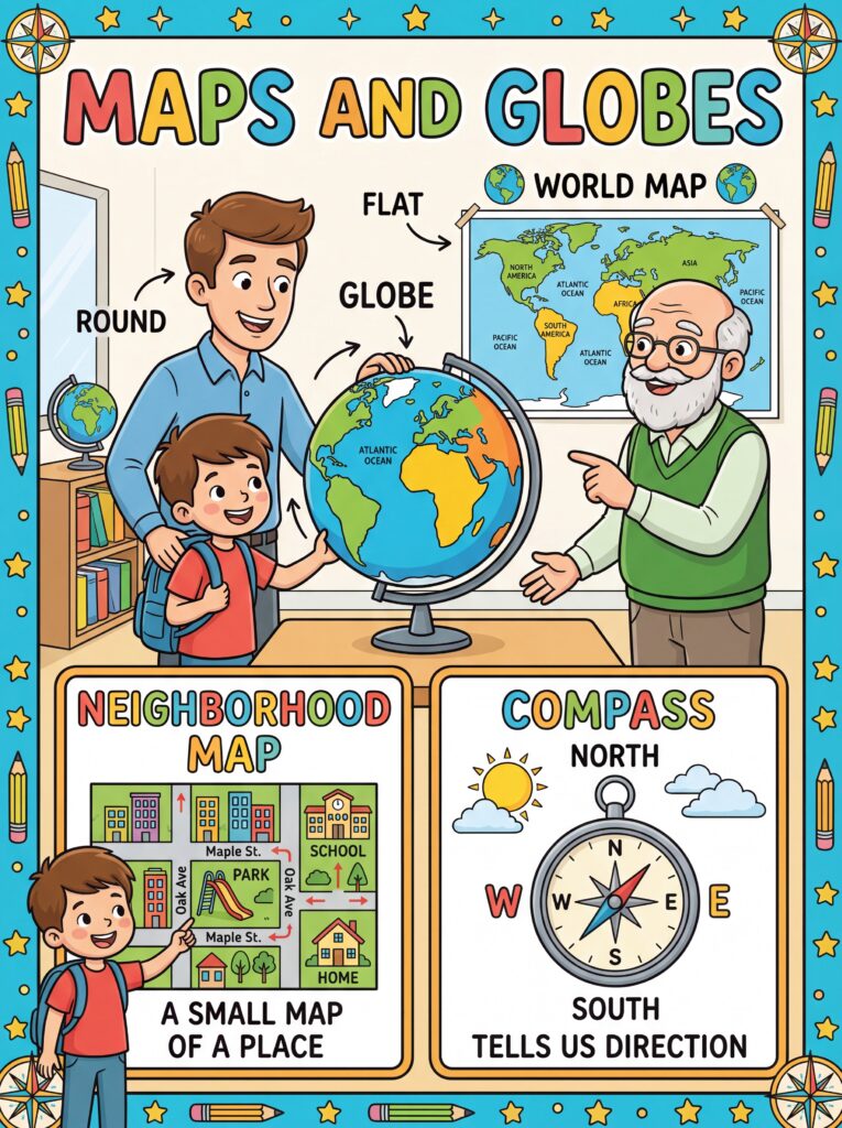 Maps and Globes_Combine. – EduMagnet